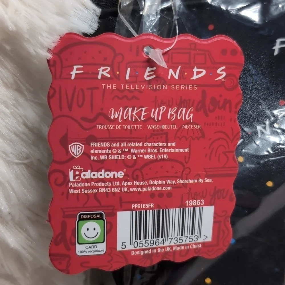 NWT FRIENDS The Television Series MAKE UP Bag